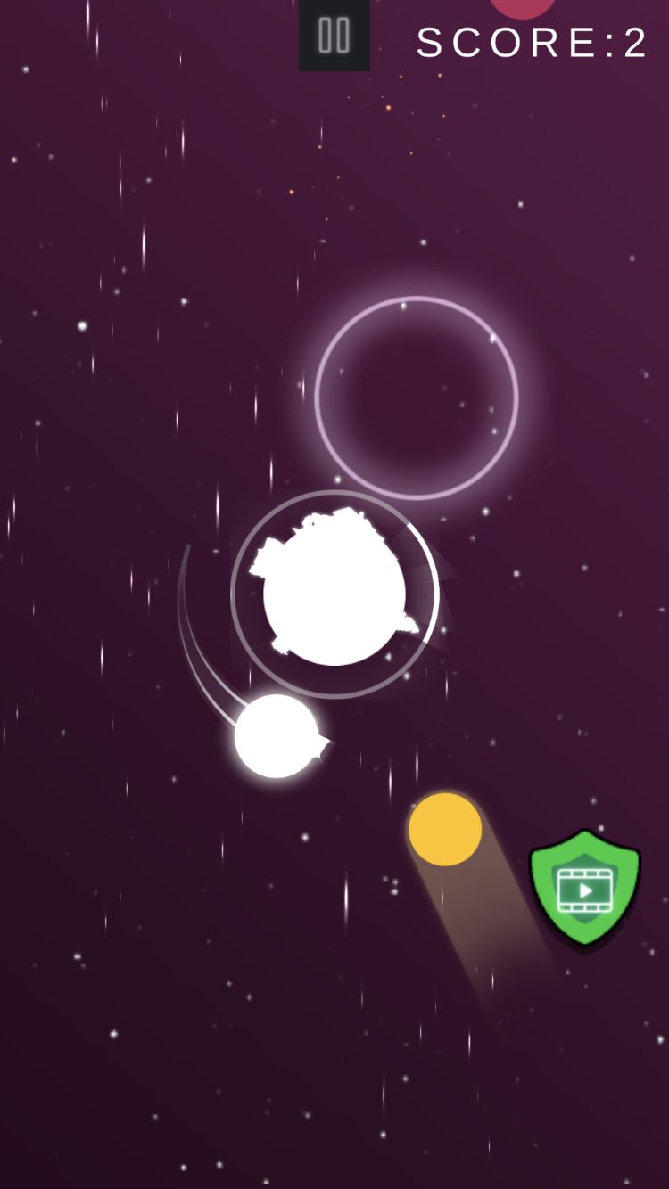 An incoming planet