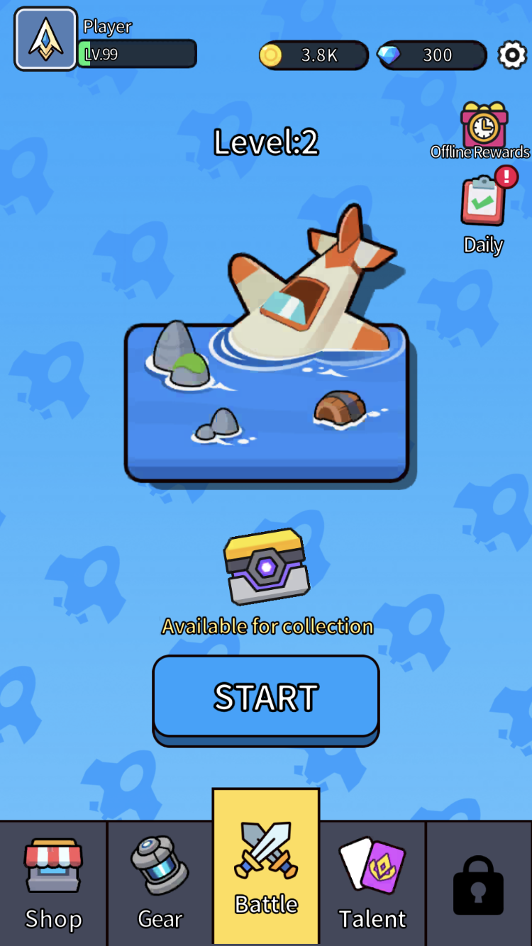 Main menu and ship controls